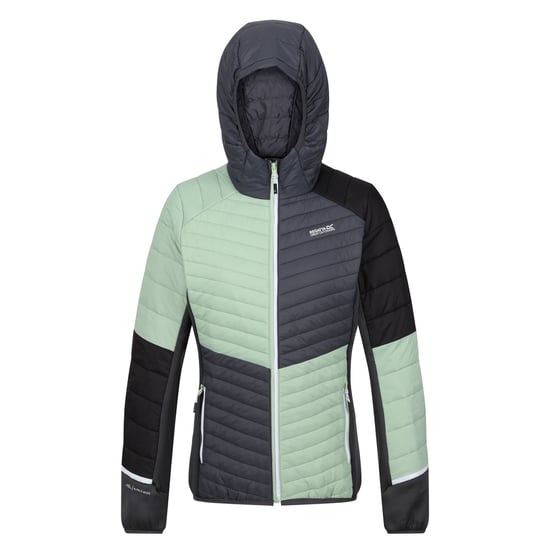 Regatta - "Trutton II" Kapuzenjacke für Damen (Ruhig Grün/Mittelgrau) - Image 1