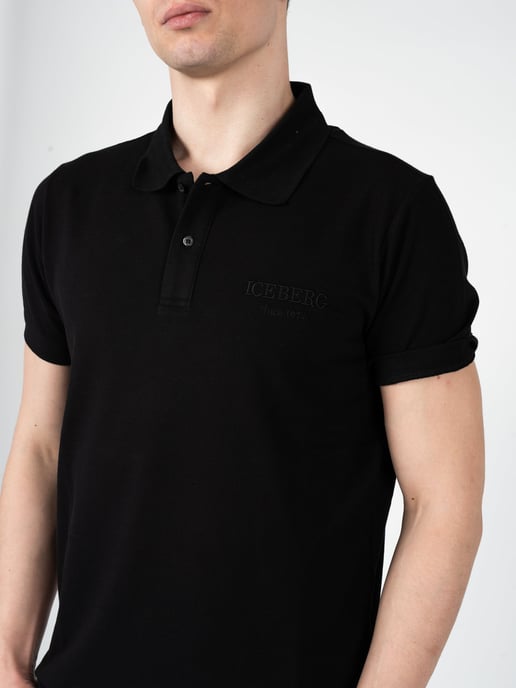 Iceberg Polohemd Herren schwarz - Image 5