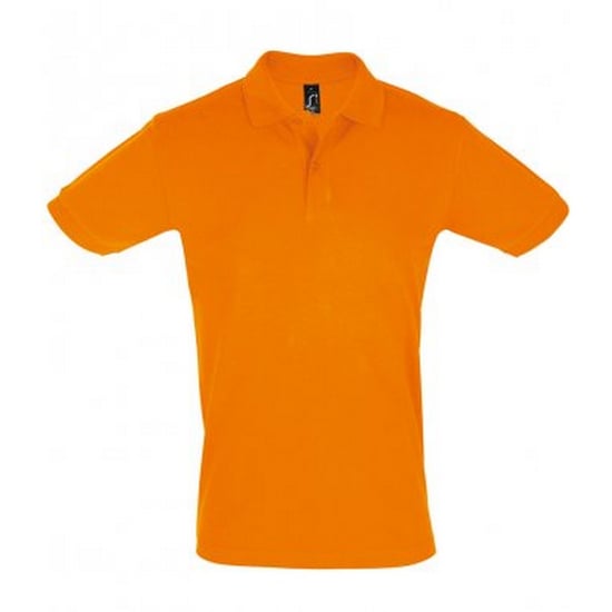 SOLS Herren Perfect Pique Kurzarm-Poloshirt (Orange) - Image 1