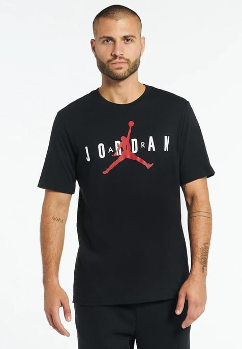 Nike Air Jordan Herren-T-Shirt in Schwarz - Image 1