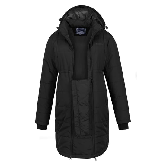 Mountain Warehouse Womens/Ladies Amethyst Long Maternity Padded Jacket (Schwarz) - Image 6