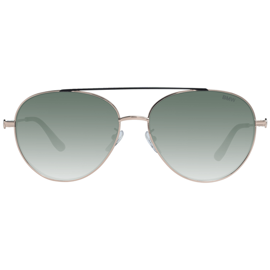 BMW - Sonnenbrille mit glänzendem Roségoldrahmen und grünen Verlaufsgläsern - Image 2