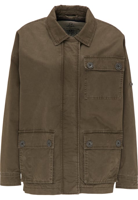 Dreimaster leichte Jacke Damen militärisch oliv - Image 1