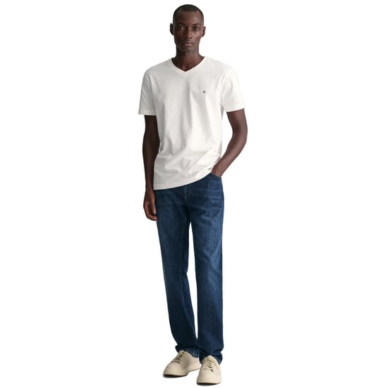Gant Slim Shield V-Neck T-Shirt - Image 5