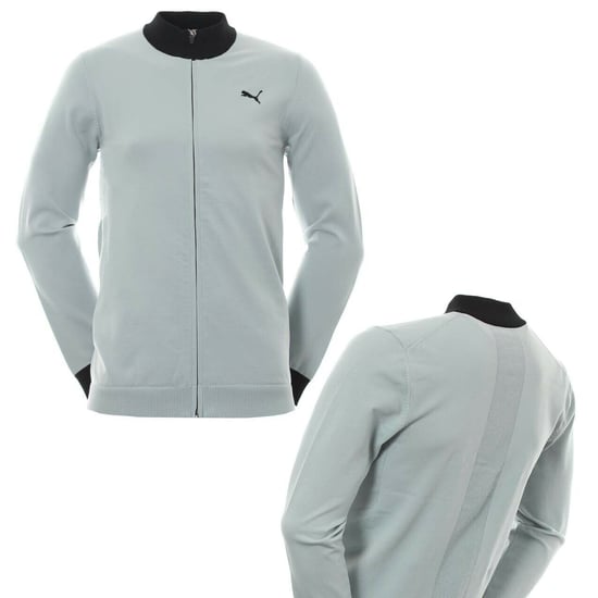 Puma Mens Evoknit Wind Sweater Full Zip Jacket Quarry 576117 02 A49E