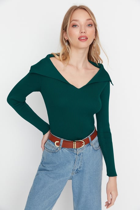 Trendyol Damen Gerade Pullover - Image 1