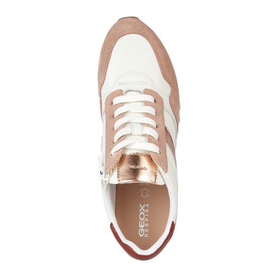 Geox D Tabelya Damen Sneaker In Nude/Weiß - Image 4
