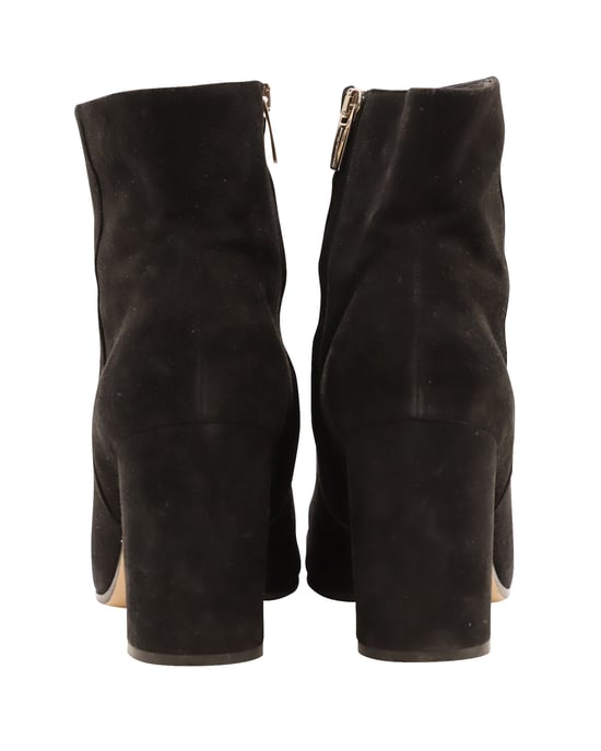 Gianvito Rossi Knöchelstiefeletten aus schwarzem Wildleder - Image 4