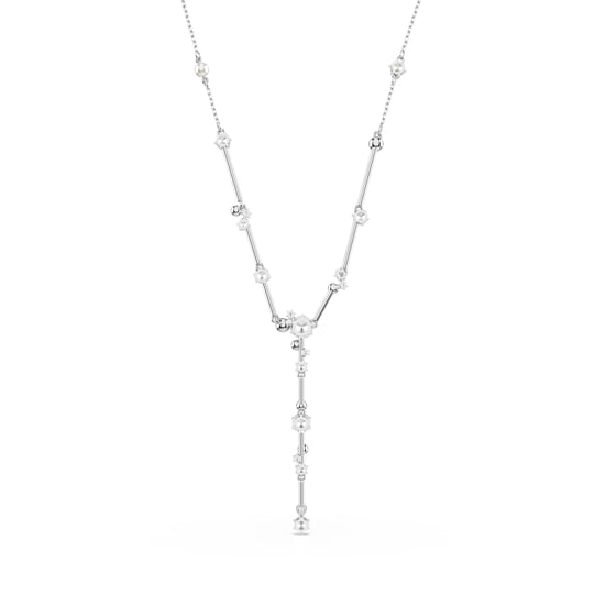 Swarovski 'Constella Bars' Damen-Halskette aus Metall - Silber 5711830 - Image 4