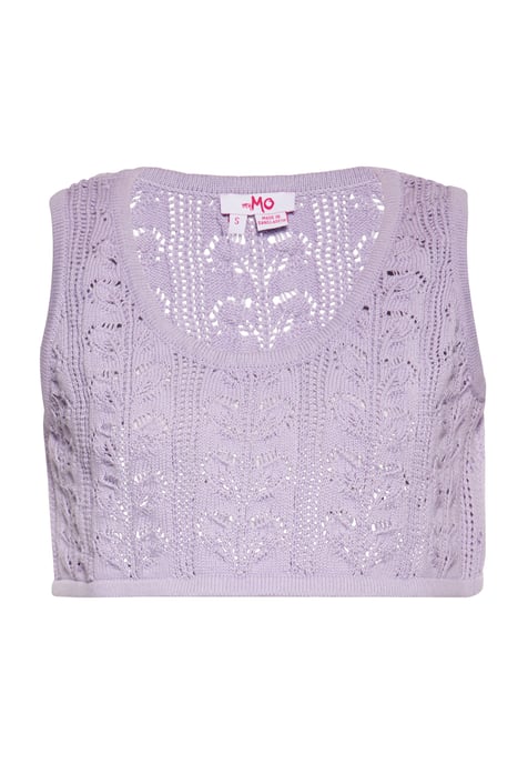 Mymo Crop-Top Damen Lavendel - Image 1