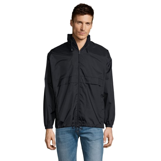 SOLS Unisex Surf Windbreaker Leichtgewichtige Jacke (Marine) - Image 4
