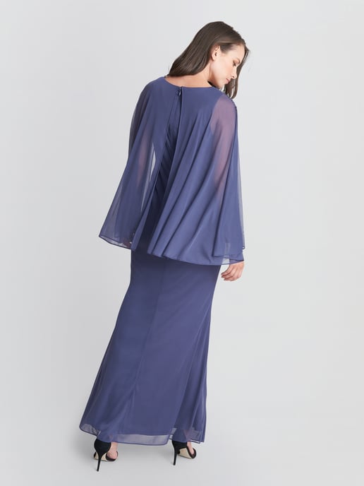 Estefany V Neck Embellished Maxi Dress