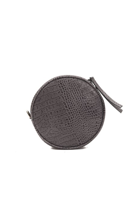 Pompei Donatella Grey Leather Crossbody Body's Bag - Image 3