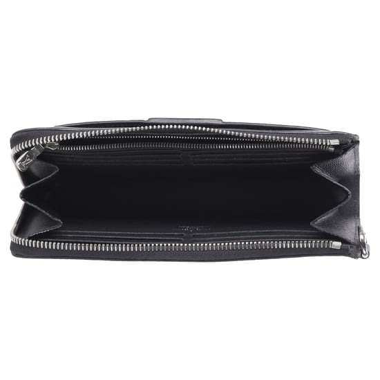 Louis Vuitton Dragonne Zippy Damier Geldbörse aus schwarzem beschichtetem Canvas - Image 5