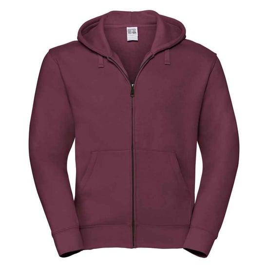 Russell - "Authentic" Sweatshirt mit Kapuze für Herren (Burgunderrot) - Image 1