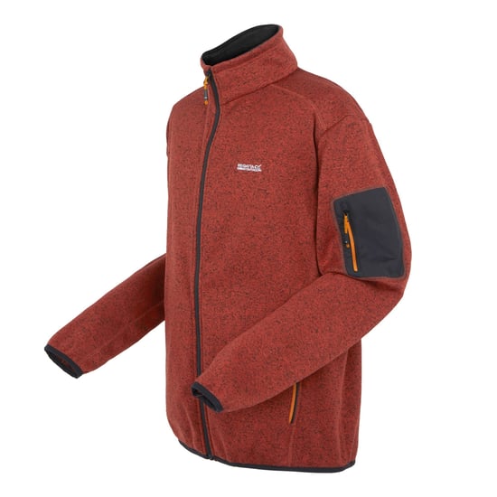 Regatta - "Newhill" Fleecejacke Durchgehender Reißverschluss für Herren (Ockerbraun) - Image 3