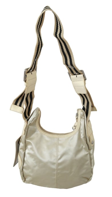 WAYFARER Women's White Shoulder Crossbody Sling Fabric Purse