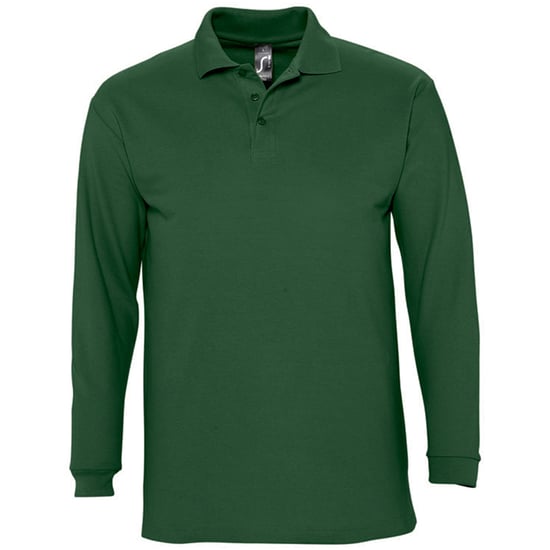 SOLS Winter II - Polo à manches longues - Homme (Vert) - Image 1