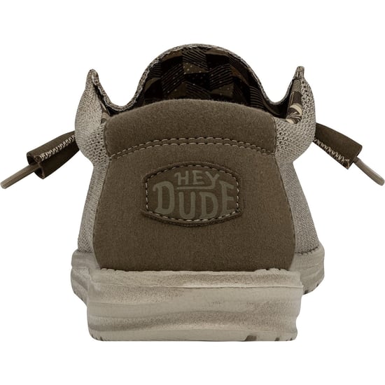 HEYDUDE Wally Sox Faux Suede Herren Beige Bootsschuhe - Image 2