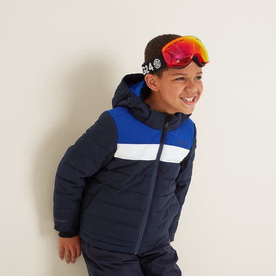 Laithe Kids Ski Jacket Dark Indigo/Royal Blue