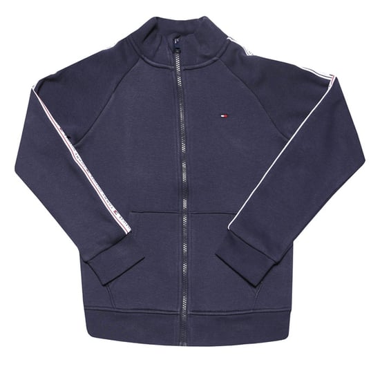 Boy's Tommy Hilfiger Infant Tommy Tape Zip Hoody in Navy