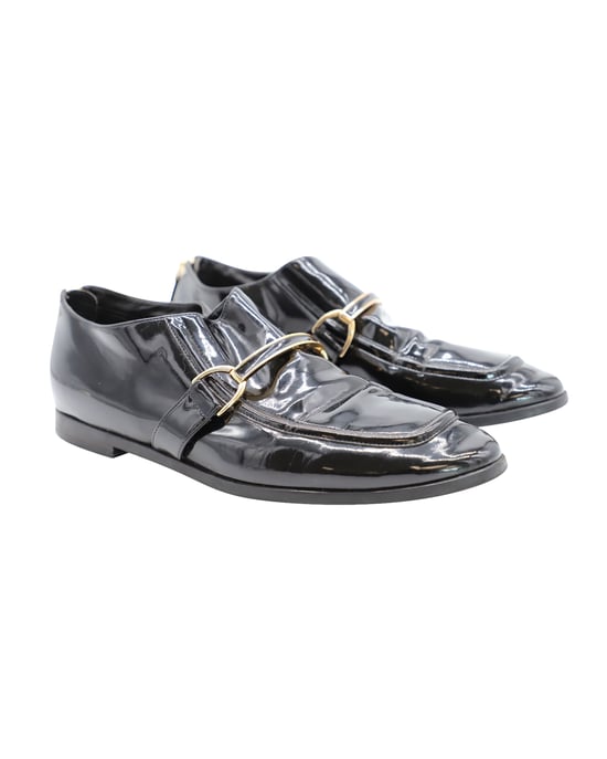 Stella McCartney Morgana Loafers in Black Patent Leather