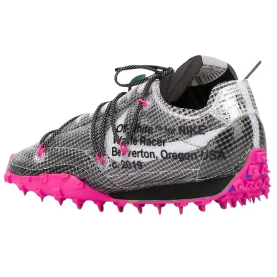 Nike X Off-White Vapour Street Schwarz Laser Fuchsia Schwarz Schuhe - Image 3