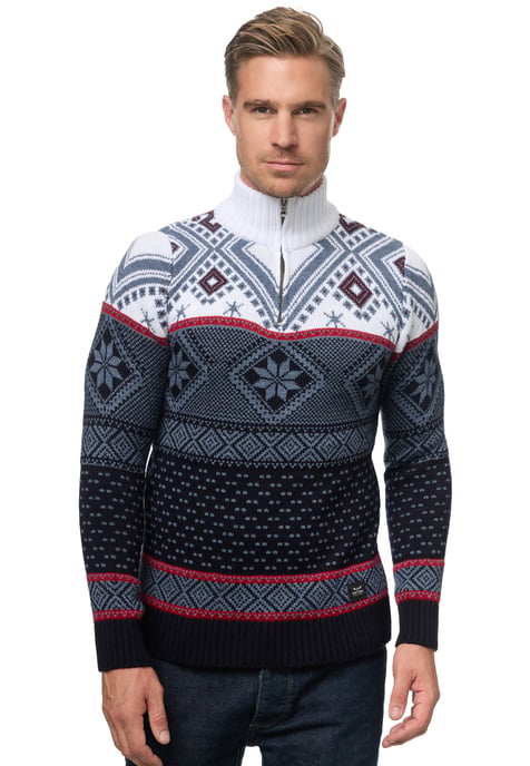 Rusty Neal Norweger Pullover Blau - Image 6