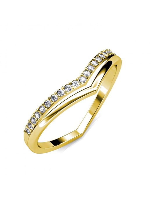 Tiryns Ring - Gold und Kristall - Image 1