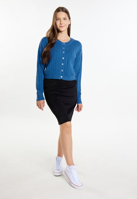 Mymo Strickjacke Damen Marine - Image 2