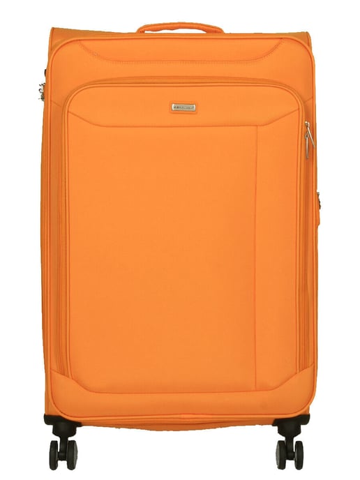 Leichter gelber Koffer mit 4 Rollen Reisetasche Kabine TSA weiches Gepäck - Image 1