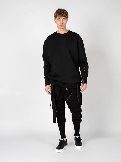 La Haine Inside Us Sweatshirt LM030 Herren Schwarz - Image 1