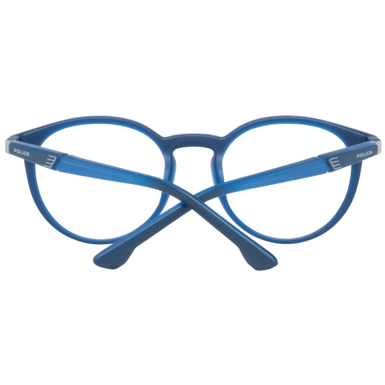 Police Round Mens Blue Glasses
