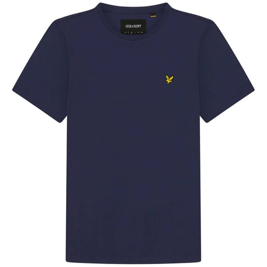 Lyle & Scott Einfarbiges T-Shirt in Marineblau - Image 3
