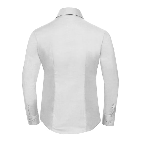 Russell - Hemd Pflegeleicht für Damen Langärmlig (Weiß) - Image 2