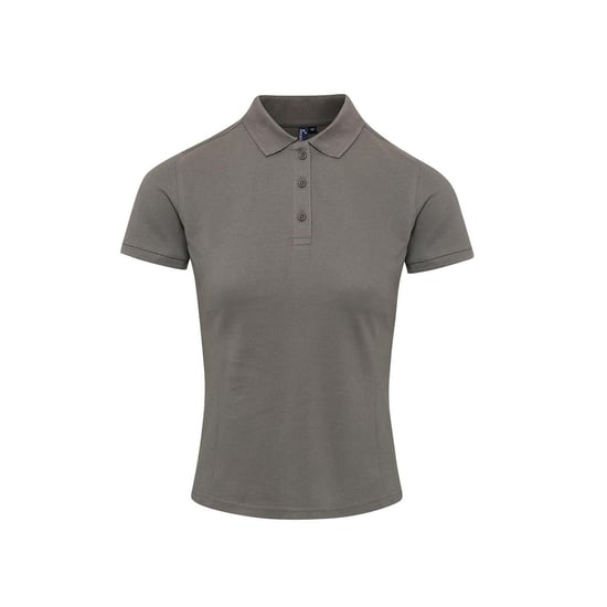 Premier Womens/Ladies Coolchecker Plus Polo Shirt (Dark Grey)