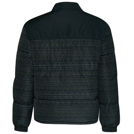 Lyle & Scott Fair Isle Reversible schwarze Pufferjacke - Image 2