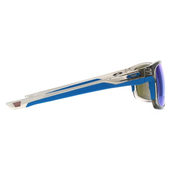 Oakley Rechteck Herren Sonnenbrille Grau Tinte Saphir Prizm - Image 4