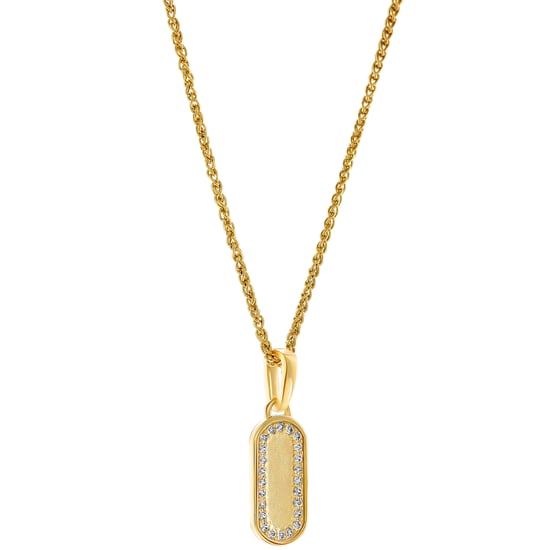 Orphelia 'Malaga' Damen-Anhänger aus 925er Sterlingsilber mit Kette – Gold ZH-7573/G - Image 3