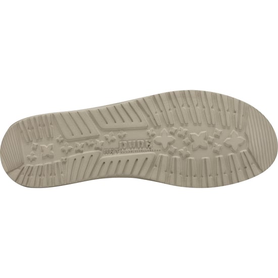 HEYDUDE Wally Sox Faux Suede Herren Beige Bootsschuhe - Image 4