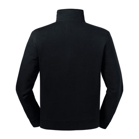 Russell - "Authentic" Sweatshirt mit kurzem Reißverschluss für Herren (Schwarz) - Image 2