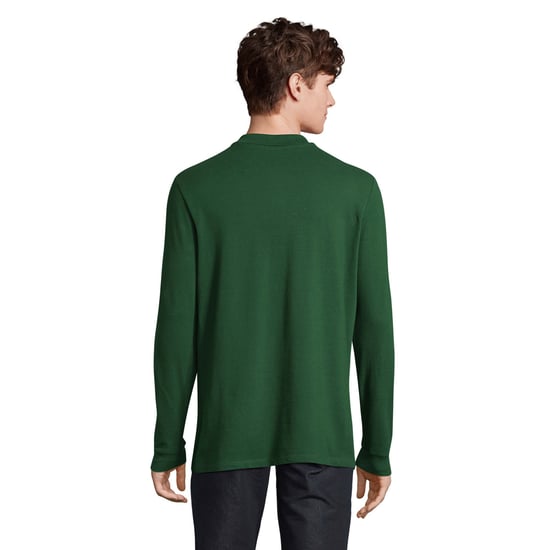SOLS - "Perfect" Poloshirt für Herren Langärmlig (Flaschengrün) - Image 2