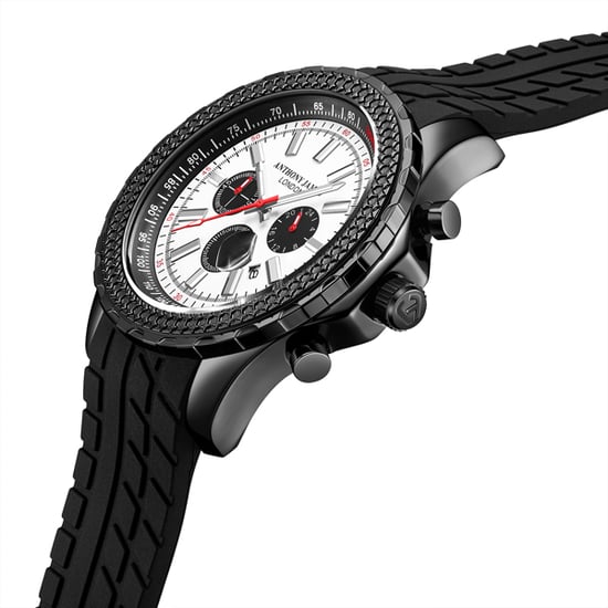 Handgefertigter Anthony James Limited Edition Chronograph Dashboard weiß - Image 3