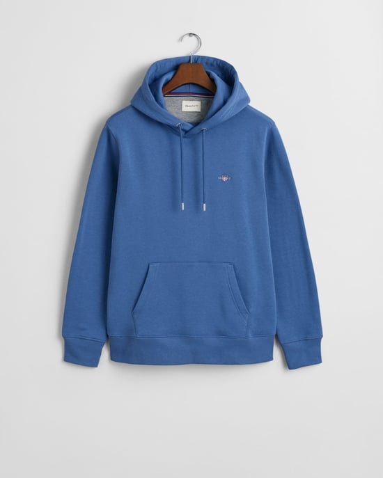 GANT Mens Regular Fit Shield Logo Pullover Hoodie