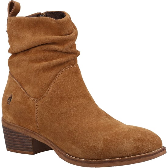 Hush Puppies Iris Wildleder Damen Tan Stiefel - Image 1