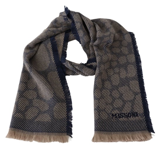Echarpe unisexe Missoni en cachemire à motifs multicolores pour homme - Image 3