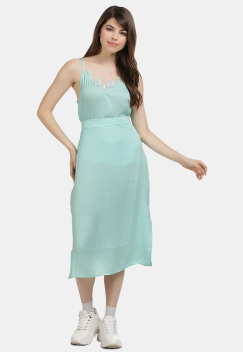Mymo Spitzentop Damen Aqua - Image 2