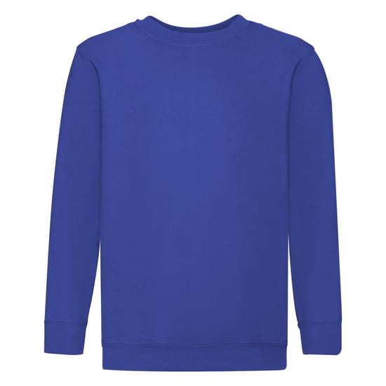 Fruit Of The Loom Childrens Unisex Set in Ärmel Sweatshirt (Royal) - Image 1