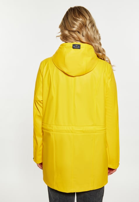 Schmuddelwedda Curvy Regenmantel Damen gelb - Image 4