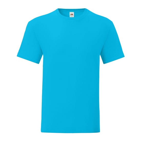 Fruit of the Loom - "Iconic 150" T-Shirt für Herren (Azure Blau) - Image 1